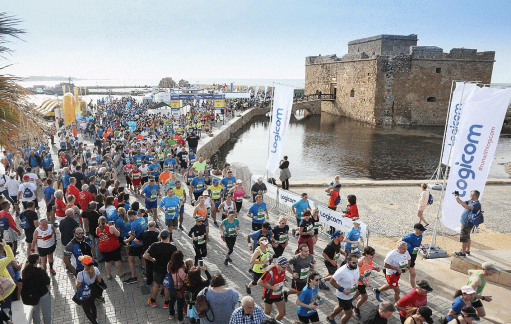 The Logicom Cyprus Marathon In Paphos