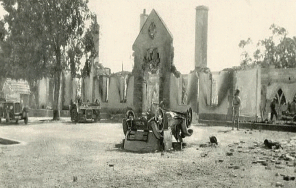 The Ruins Of The British Governors House In Nicosia 1931