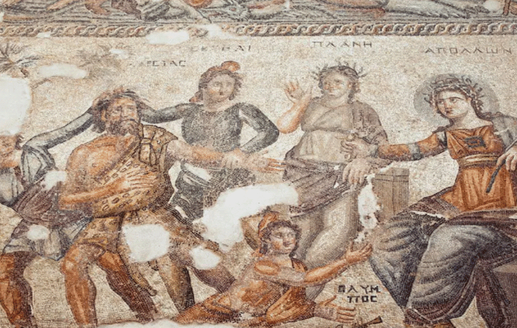 The Mosaics Of The House Of Orpheus