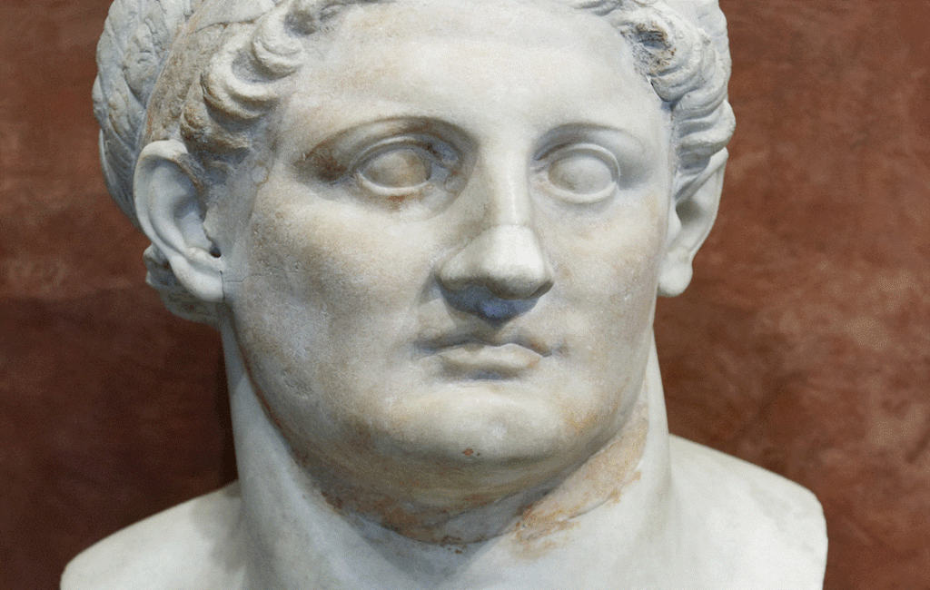 A Statue Depicting Ptolemy I Of Egypt