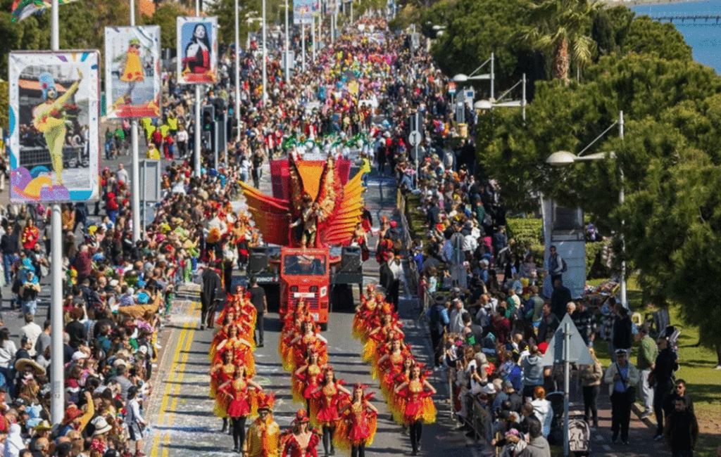 The Grand Carnival Parade In Cyprus