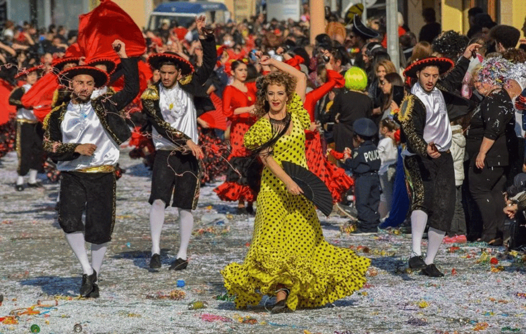 Flamenco Dancing At The Paphos Carnival