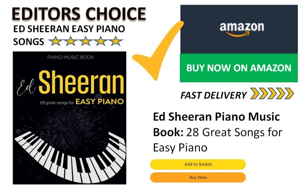 Ed Sheeran Piano Book On Amazon