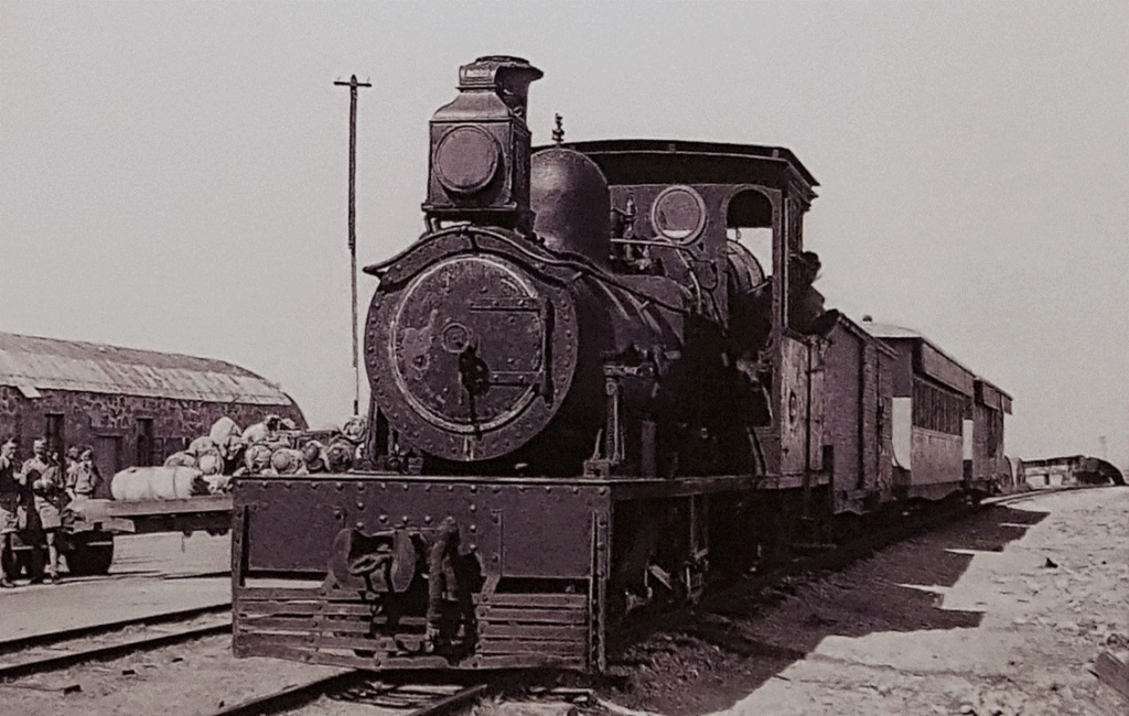 A Typical Locomotive Used By The Cyprus Government Railway