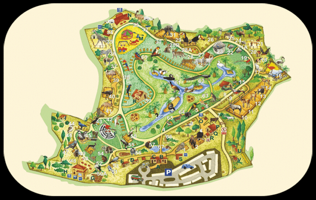 A Map Of Pafos Zoo