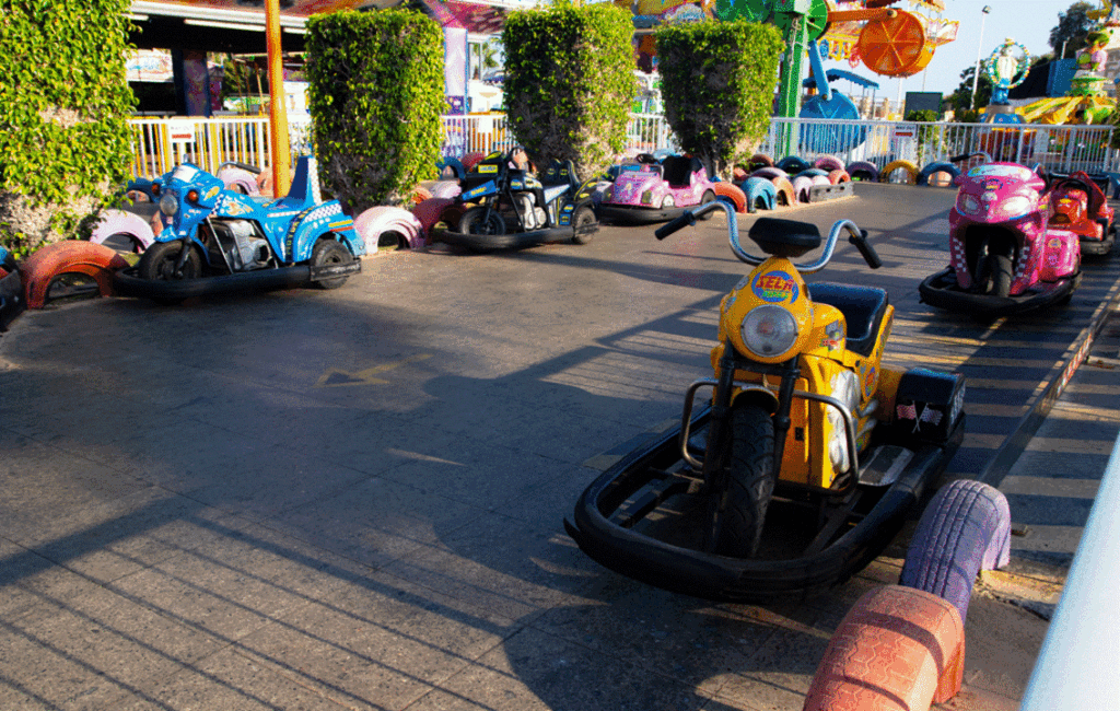 The Baby Bikes At The Parko Paliatso In Ayia Napa