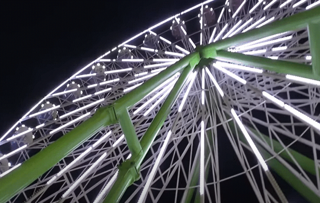 The Big Wheel At Parko Paliatso In Ayia