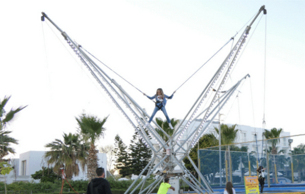 Bungee Trampoline At Parko Paliatso Ayia Napa