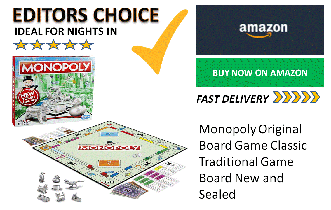 Purchase A Monopoly board Game From Amazon