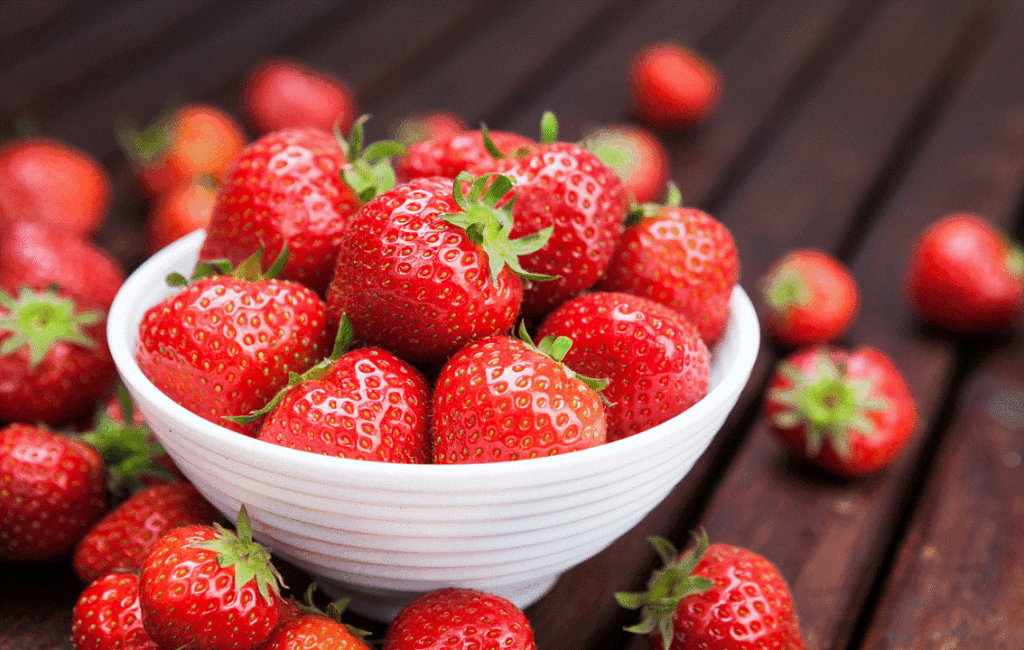 Fresh Cyprus Strawberries From Deryneia In Cyprus