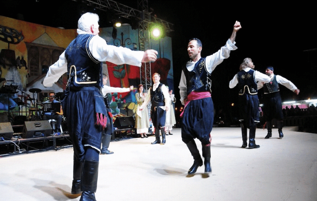 Live music & Dancing At The Kataklysmos Festival In Larnaca