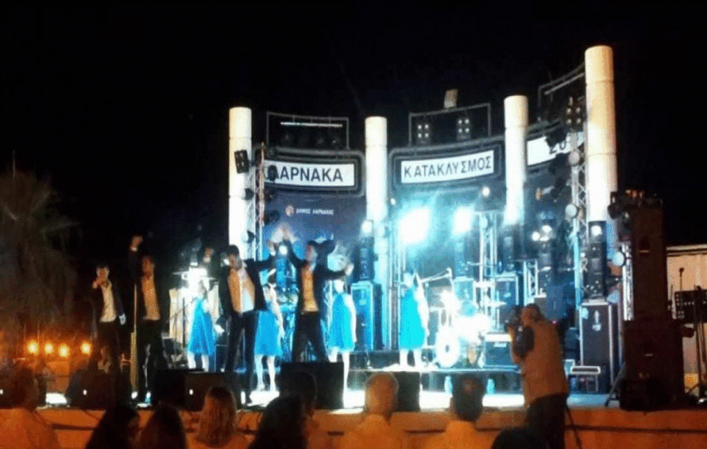 One Of The Live Stages At The Kataklysmos Festival In Larnaca