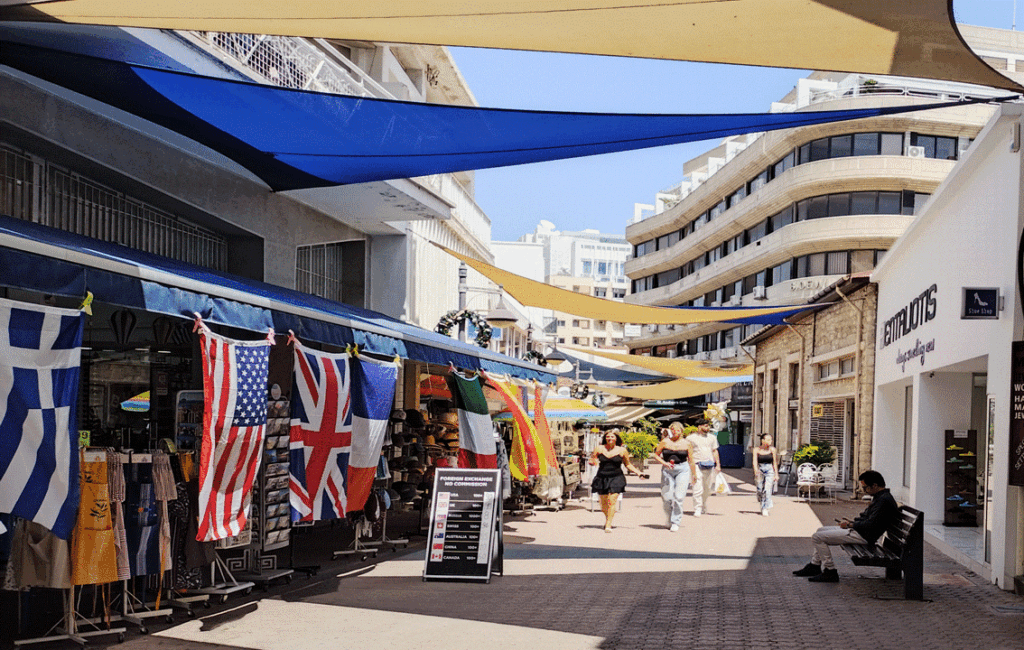 Shopping In St. Andrews Street In Limassol