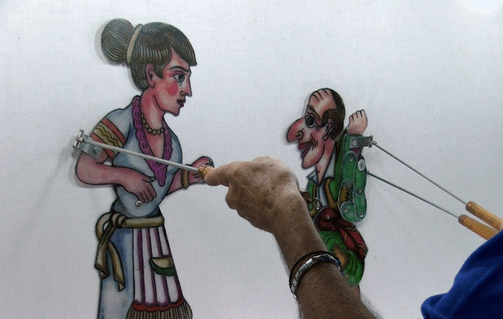 Puppet Show For Children At The Kataklysmos Festival In Larnaca