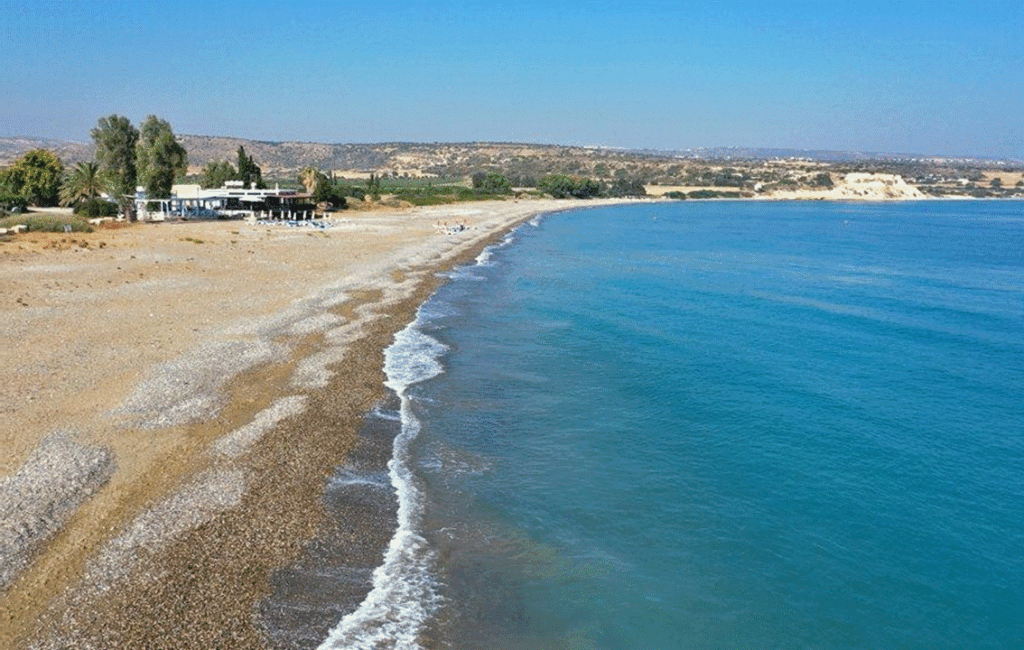 Avdimou beach In Cypeus