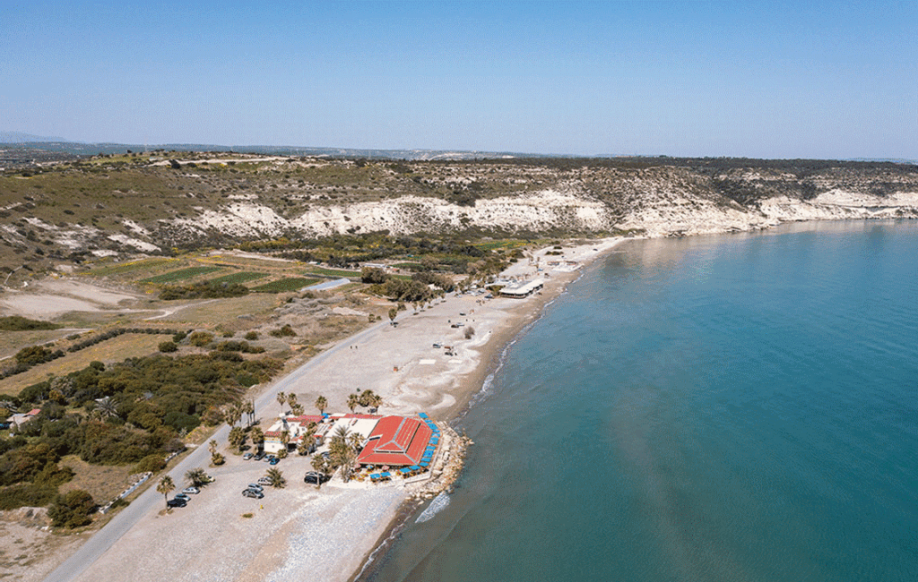 Kourion Beach In Cyprus