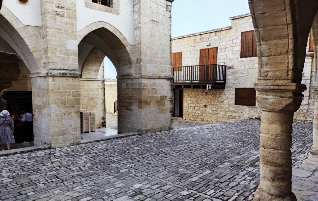 The Monastery Of The Holy Cross In The Village Of Omodos