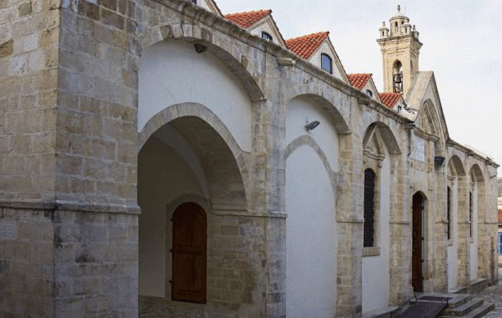 The Monastery Of The Holy Cross In The Village Of Omodos