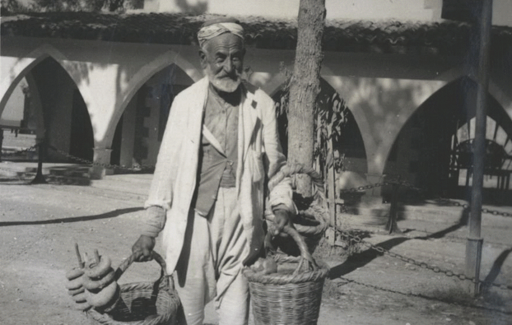 Street Vendor At The Local Traditional Cyprus Coffee Shop Kafeneio