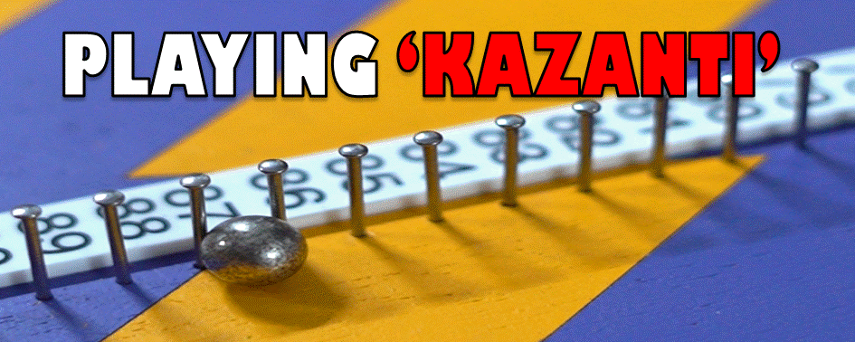 Playing 'Kazanti' Also Known As Street Roulette In Cyprus