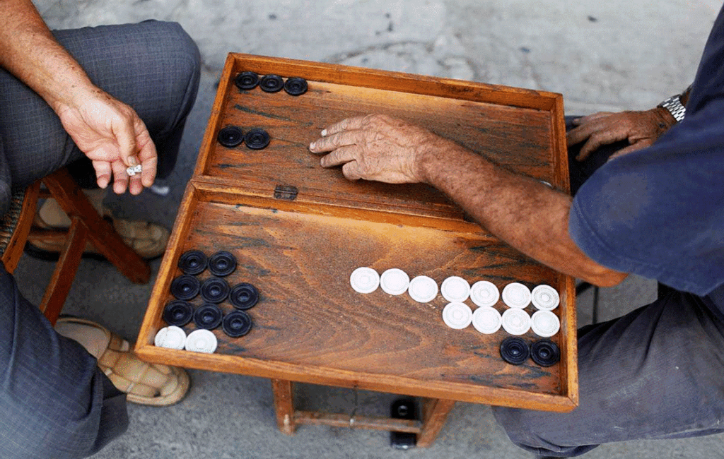 The Cypriot Backgammon Game Known As Tavli