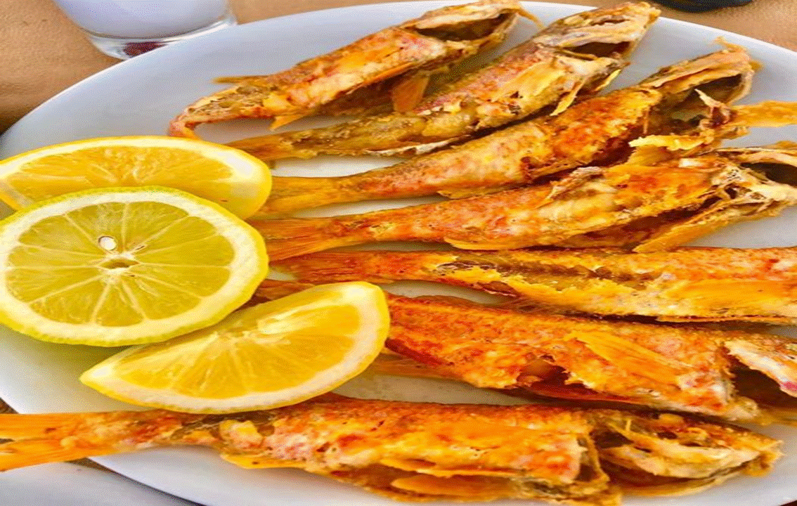 The Striped Red Mullet Or Cyprus Barbouni