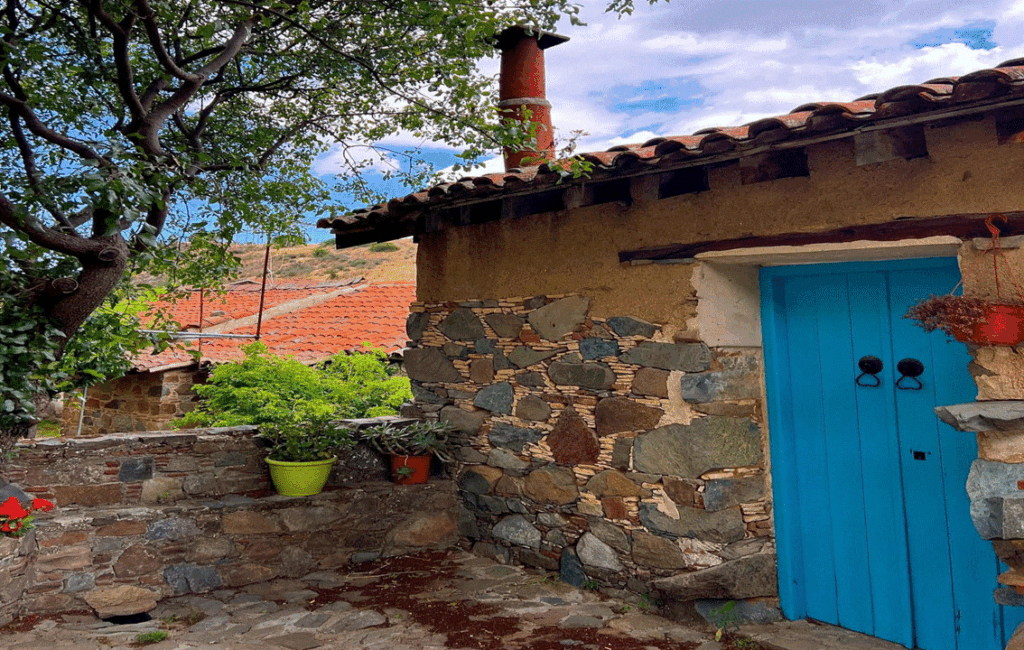 The Village Of Fikardou In The District Of Nicosia In Cyprus