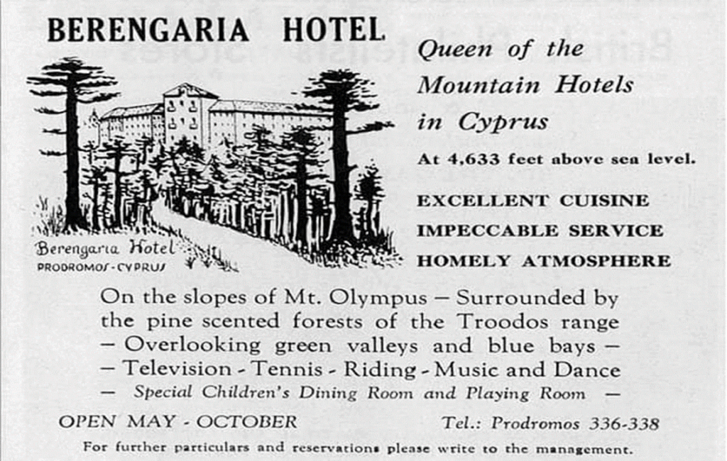 The Ruins Of The Berengaria Hotel Near The Village Of Prodromos Cyprus