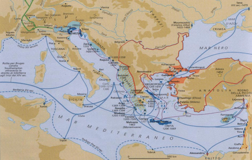 The Venetian Trading Empire In The 16th Century