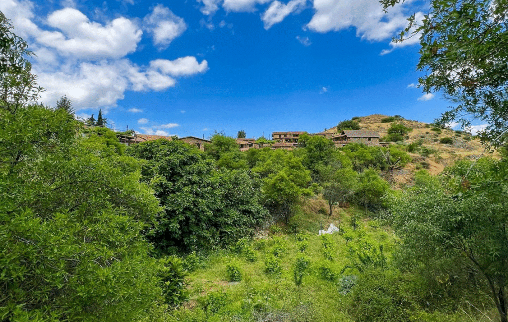 The Village Of Fikardou In The District Of Nicosia In Cyprus