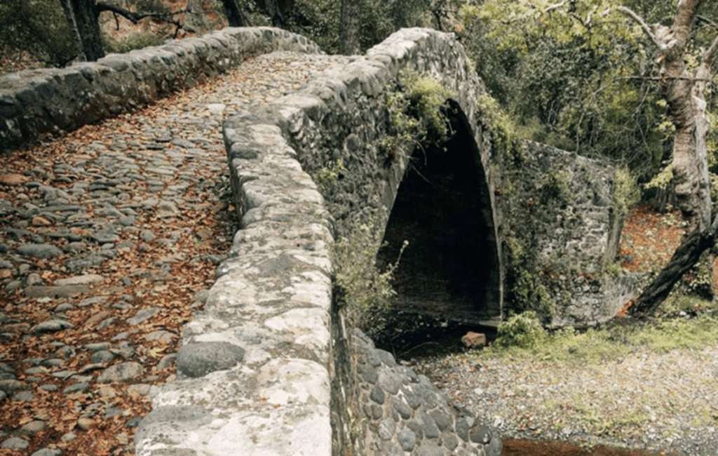 The Piscopou Bridge By The Village Of Fini