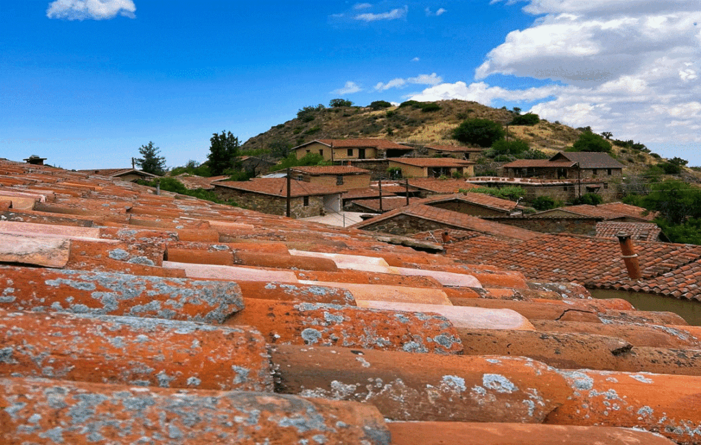 The Village Of Fikardou In The District Of Nicosia In Cyprus