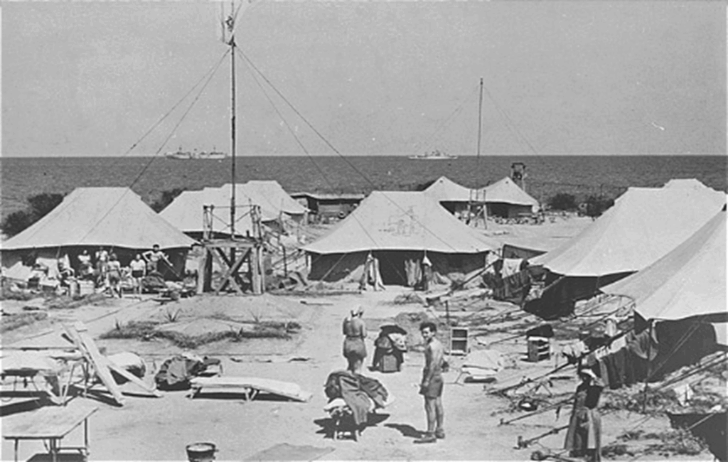 A Jewist Internment Camp After World War 2