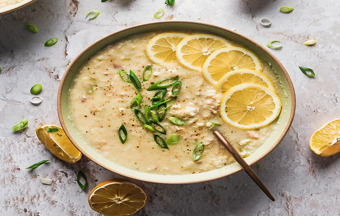 Recipe For Egg Lemon Soup - Avgolemono