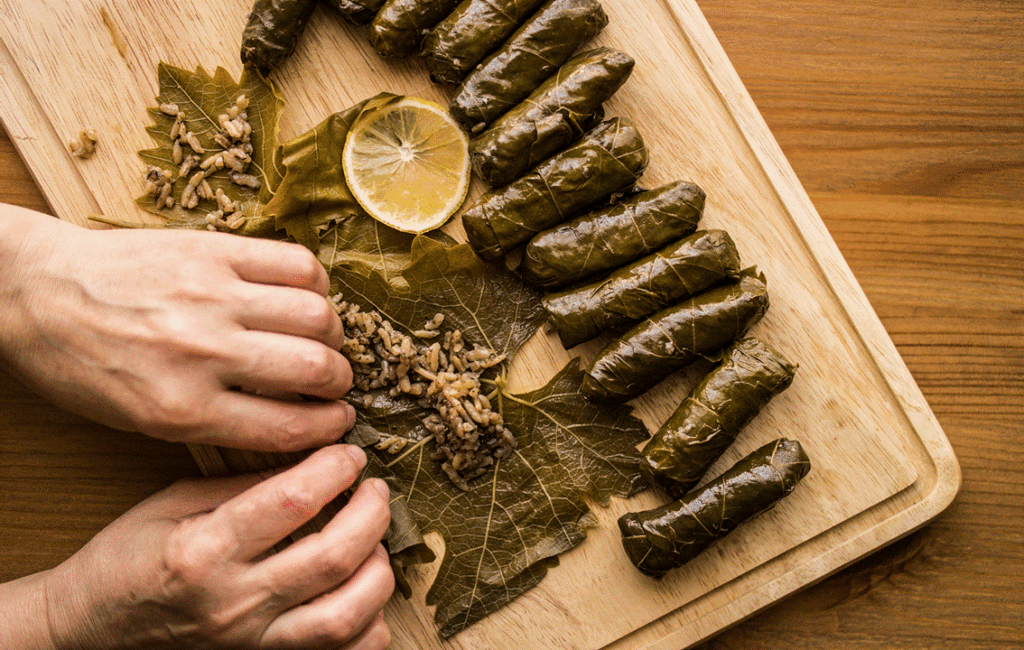 Recipe For Cyprus Stuffed Vine Leaves - Koupepia