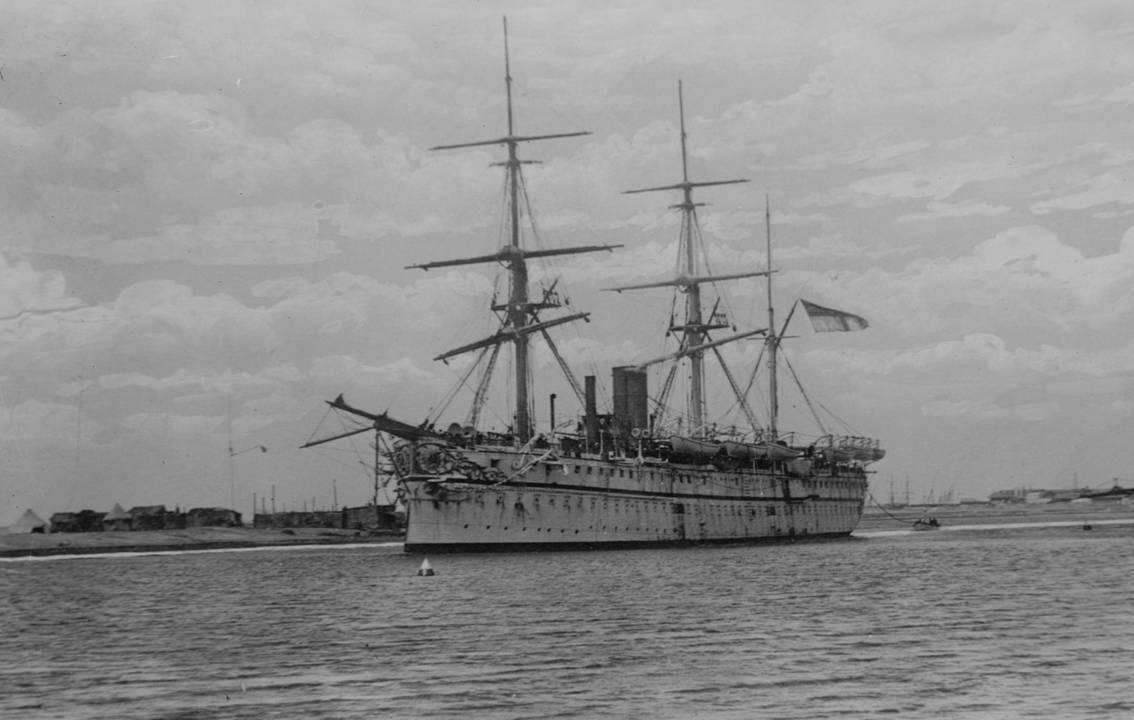 The HMS Himalaya Arrives In Larnaca