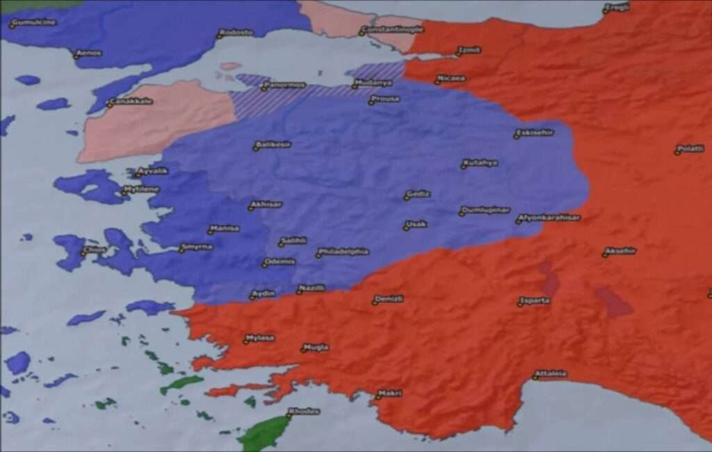 Greek Gains During The Greco-Turkish War of 1919