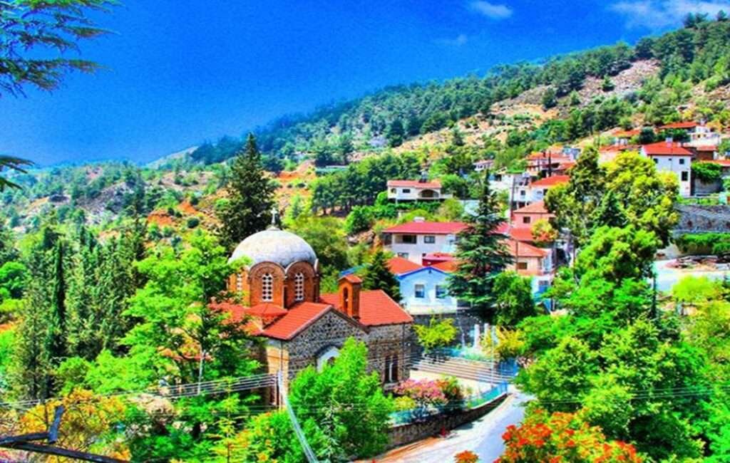The Village Of Vouni In the Limassol District Of Cyprus
