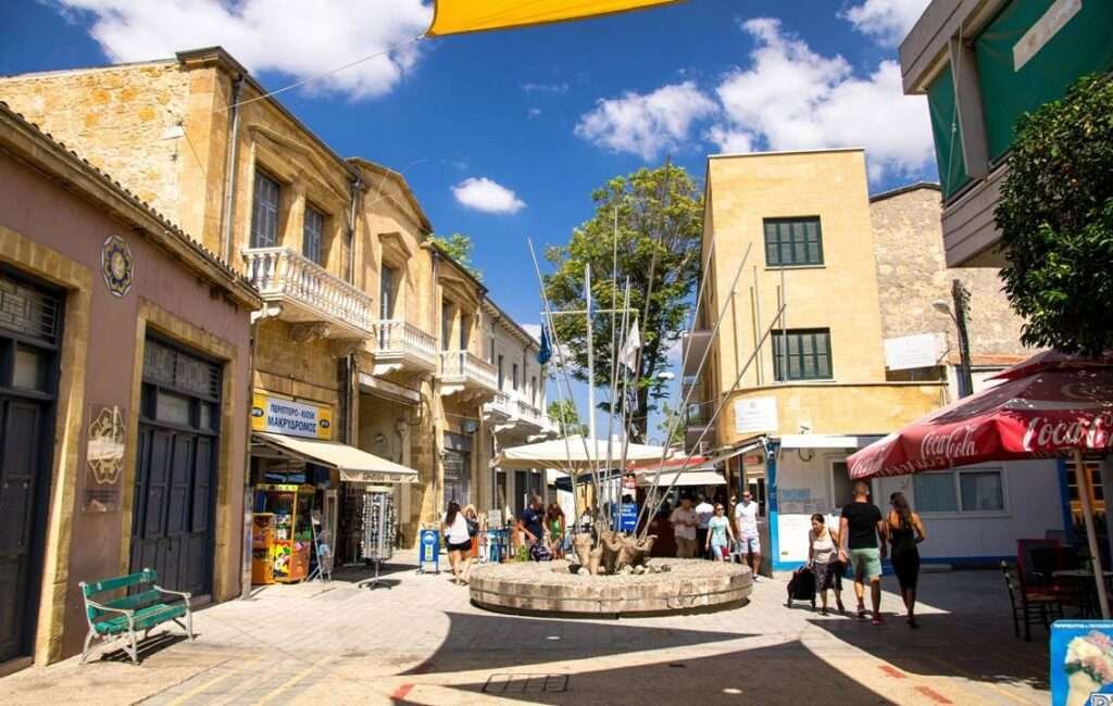 The Crossing Point From North To South In Ledra Street Nicosia Cyprus