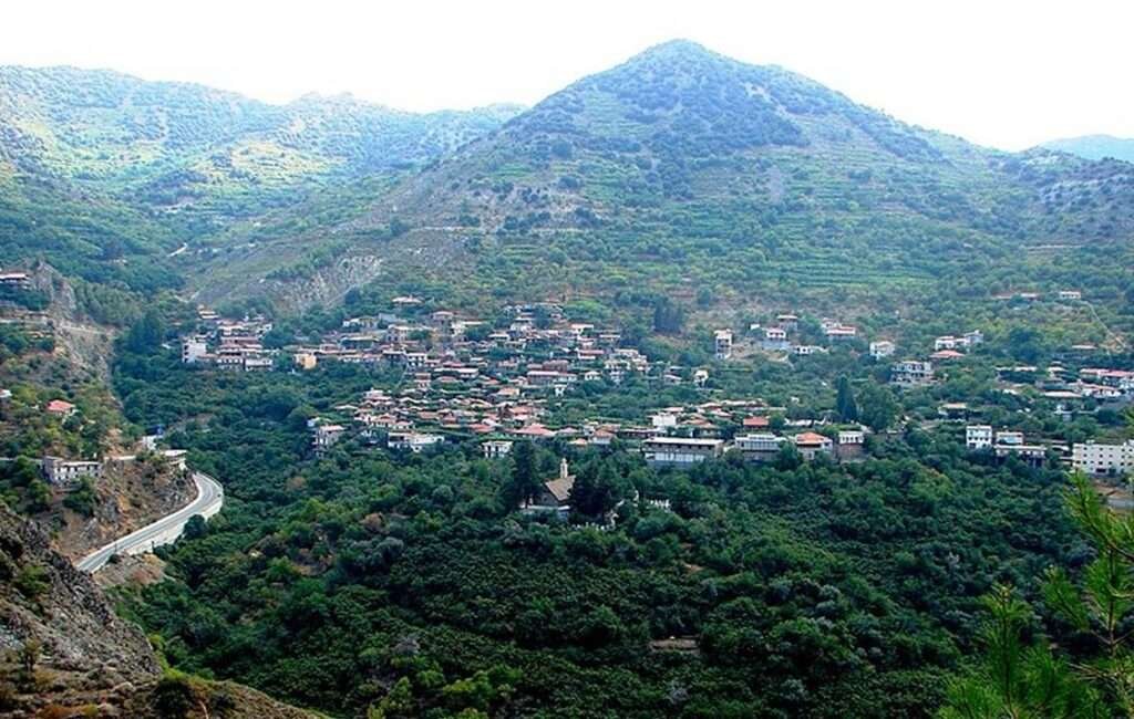 The Village Of Platanistasa In The Nicosia District Of Cyprus