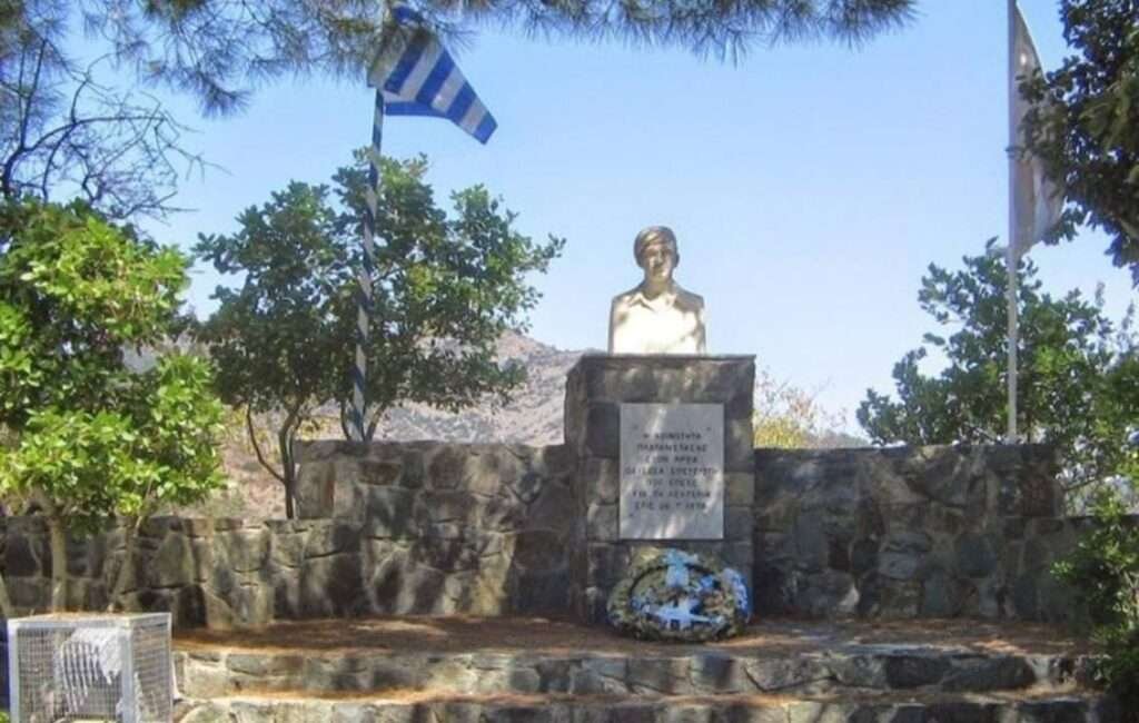 The Memorial In The Village Of Platanistasa In The Nicosia District Of Cyprus