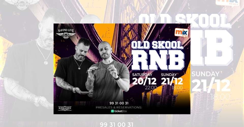 Old Skool RNB In Larnaca Cyprus