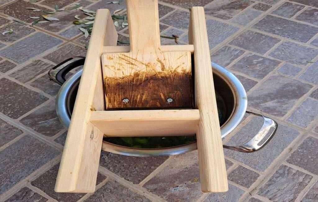 A hand-made Traditional Cypriot Olive Press