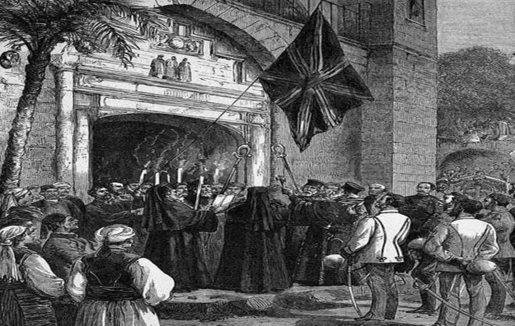 The Union Jack Is Hoisted Over Cyprus In 1878
