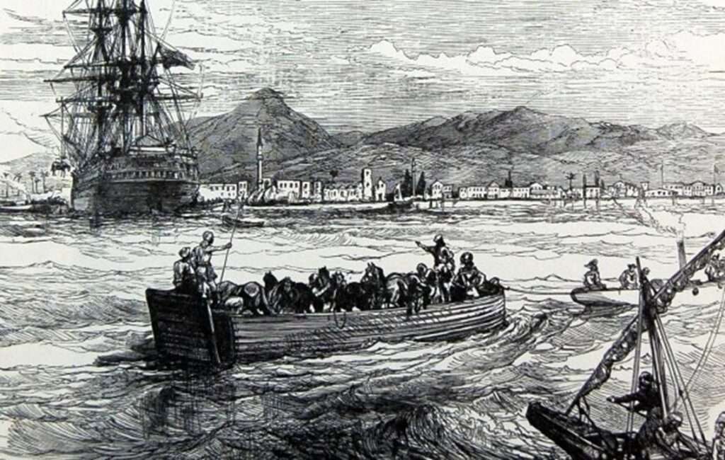 The British Administration Lands In Cyprus In 1878