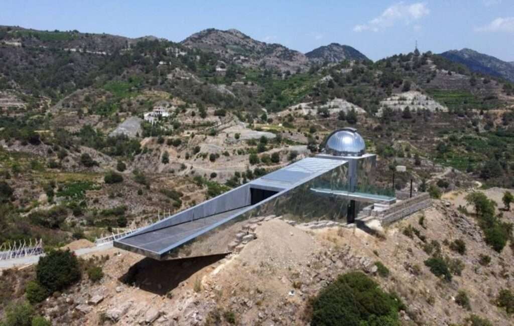 The State Of The Art Observation Deck In The Troodos Mountains Cyprus