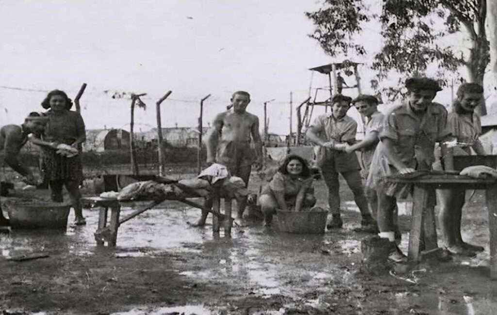 Often Harsh Conditions Of A Typical Jewish Internment Camp In Cyprus
