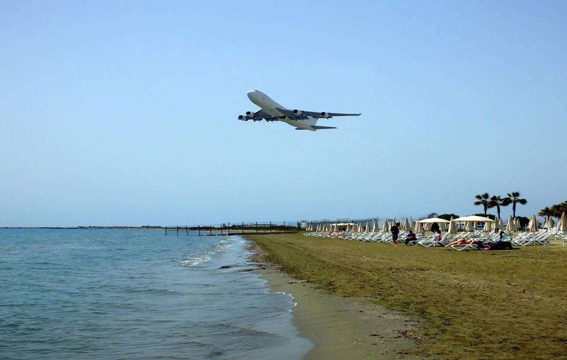 Mackenzie Beach in Larnaca, Cyprus
