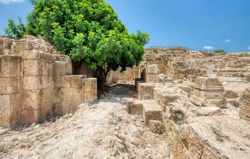 Ancient Ruins In The Paphos Archaeological Park