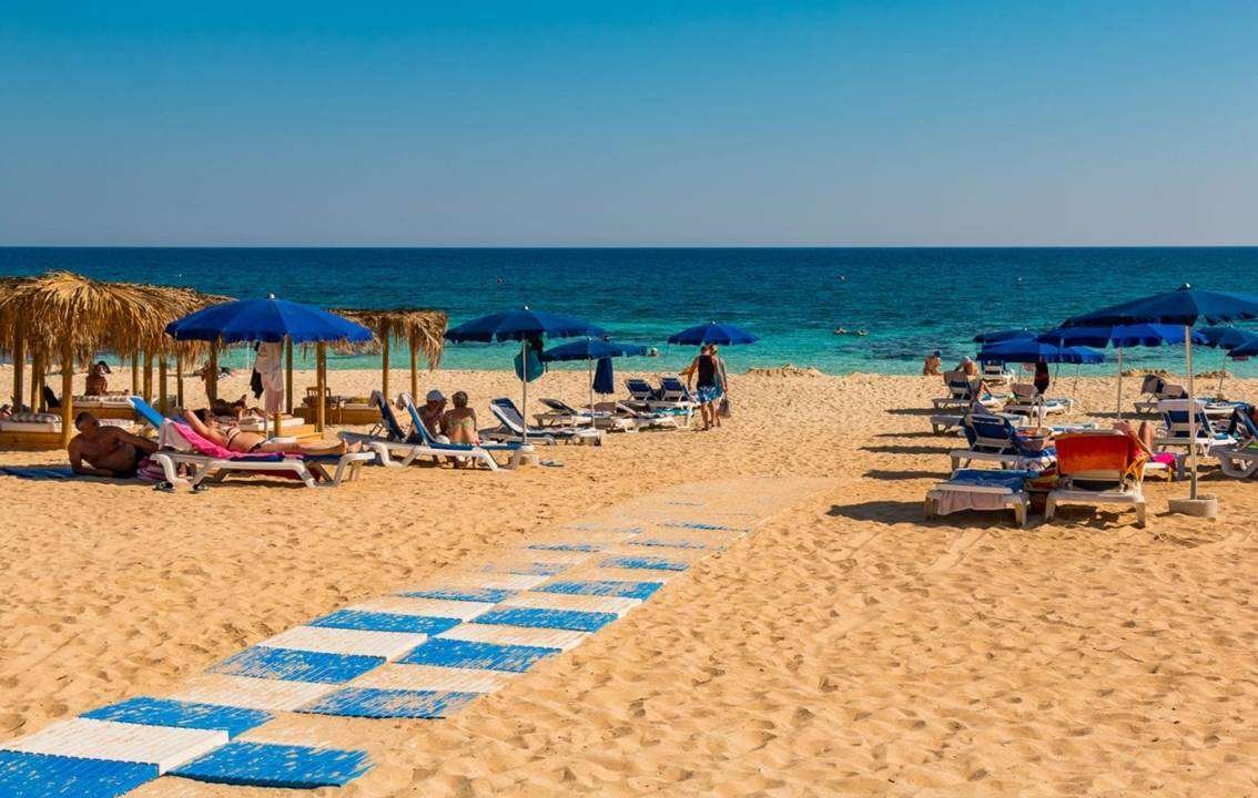 Vyzakia Beach In The Famagusta District Of Cyprus